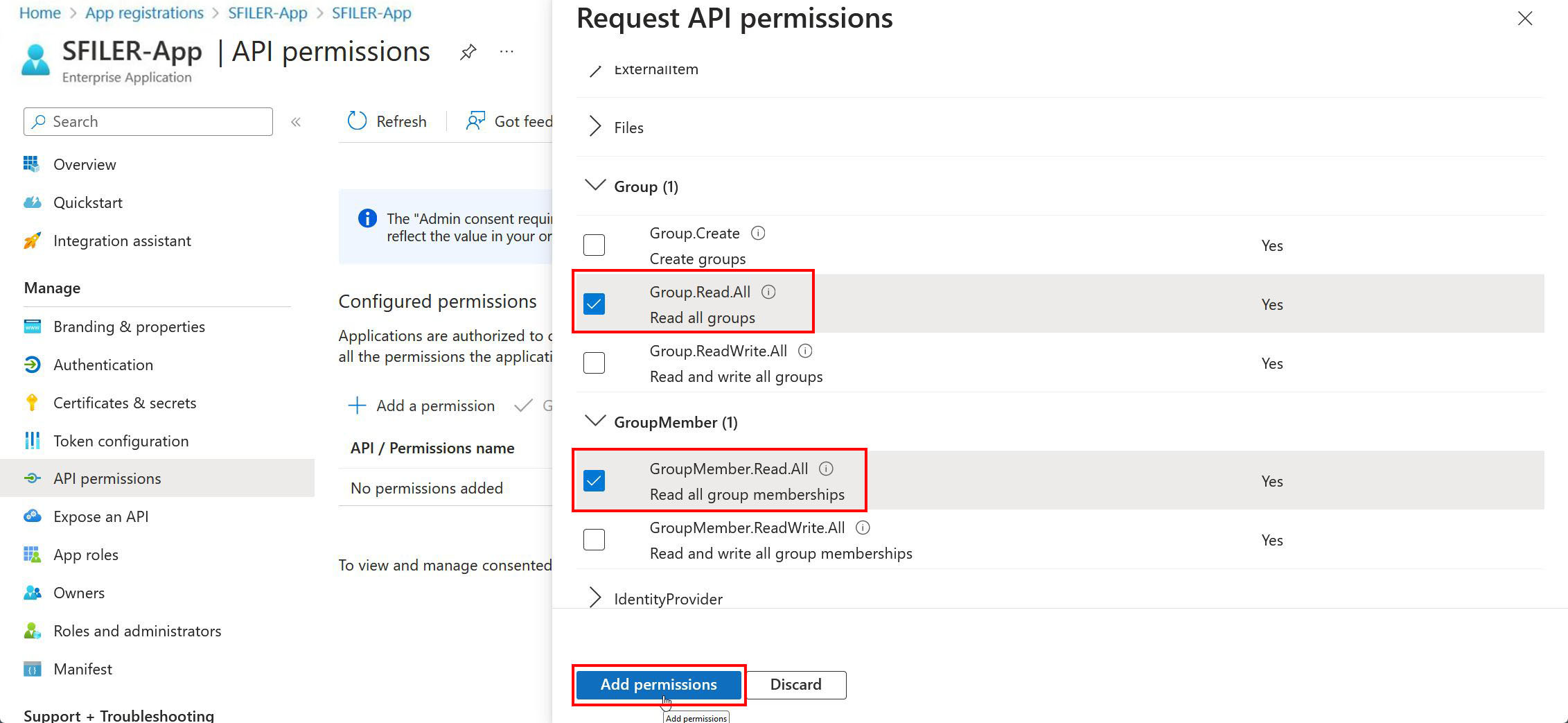 application-authorization-selection