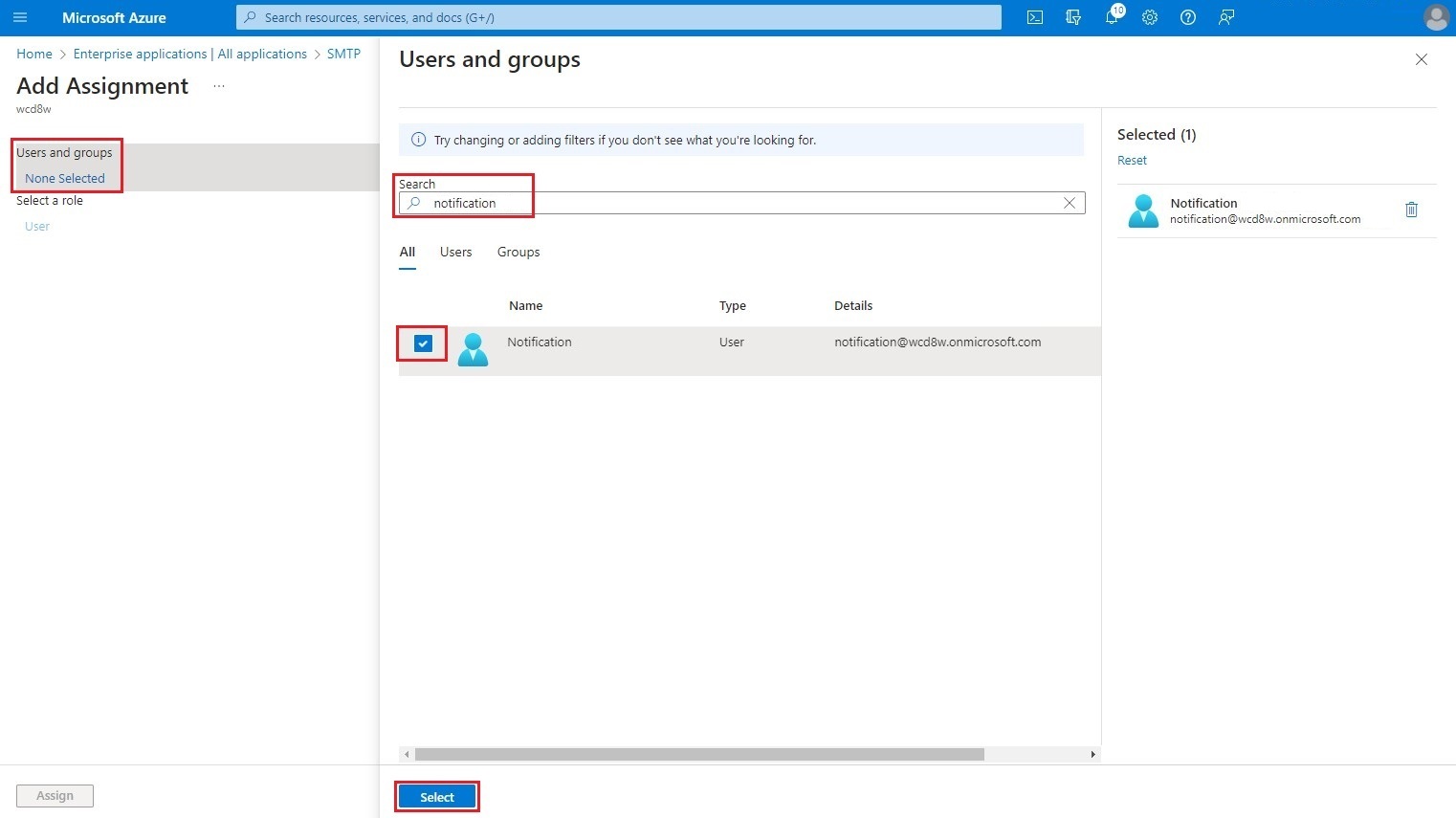 azure-assign-user-select