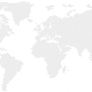 Dotted worldwide map