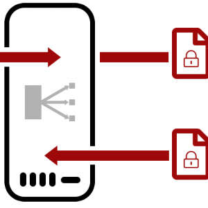 End to end encryption illustration